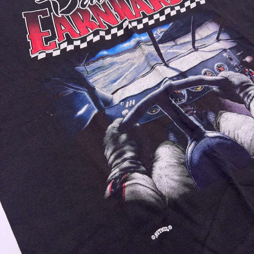 Vintage 90s Dale Earnhardt #3 Nascar T-Shirt Mens XL Black Nutmeg USA Made - Picture 4 of 8